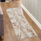 Terracotta Essence Lava textured abstract rug, in a room setting 2