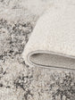 Grey Essence Nimbus textured abstract rug, close-up pile detail