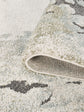 Sage Green Essence River textured abstract rug, close-up pile detail