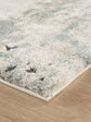Sage Green Essence River textured abstract rug, close-up pile detail 2