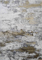 Emperor Metallic Abstract Rug - Onyx Gold