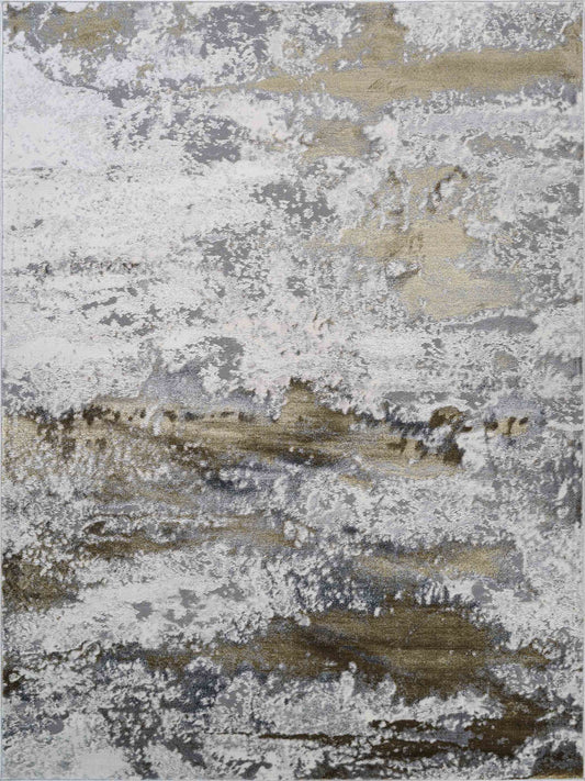 Emperor Onyx Abstract Rugs  - Gold