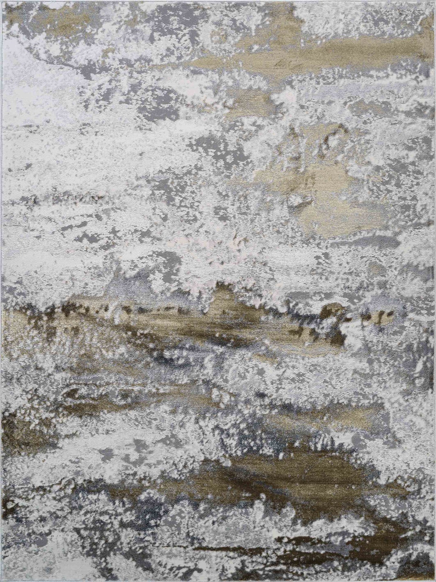 Emperor Onyx Abstract Rugs  - Gold