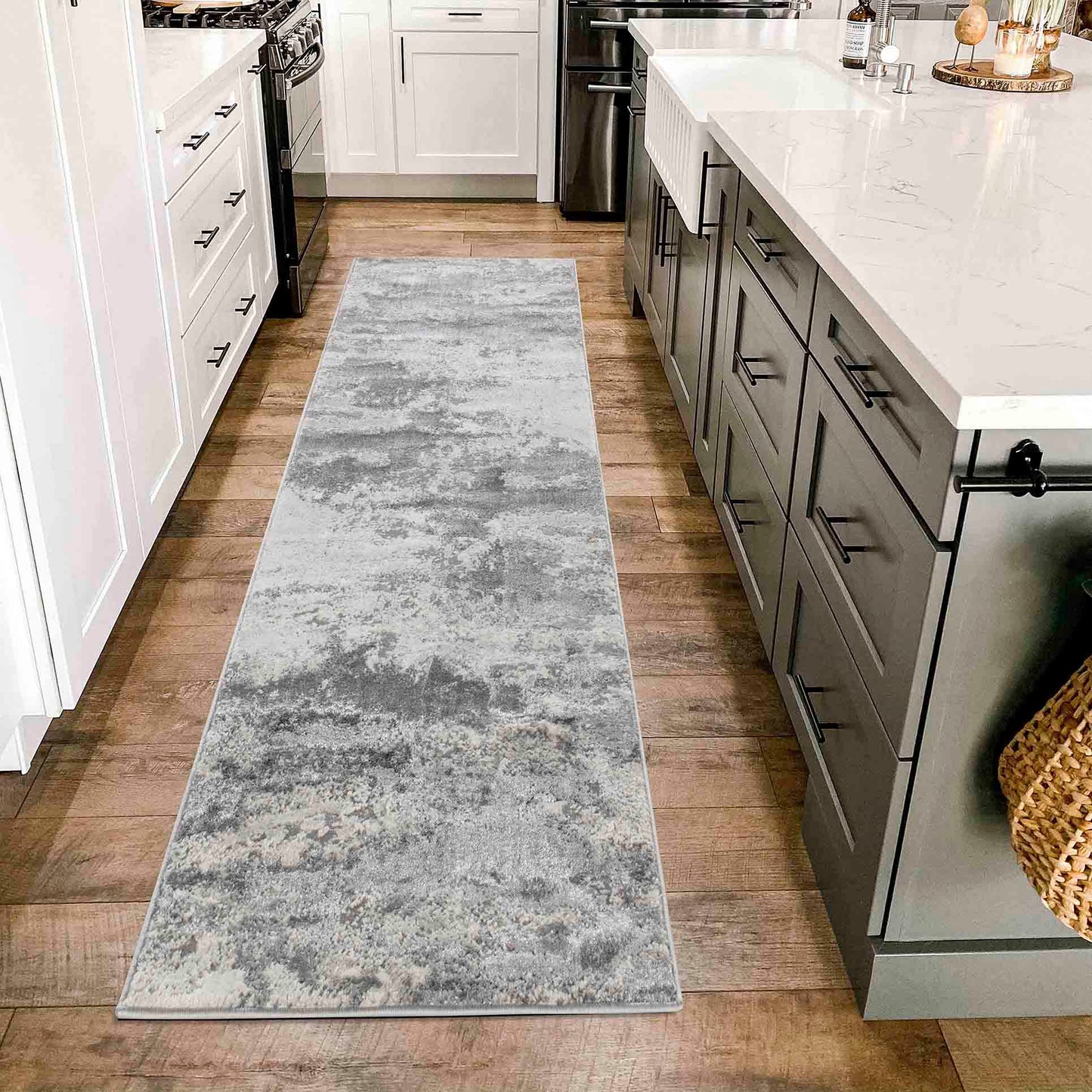 Emperor Metallic Abstract Rug - Onyx Gold