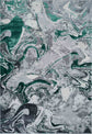 Emperor Metallic Abstract Rug - Solarius Gold