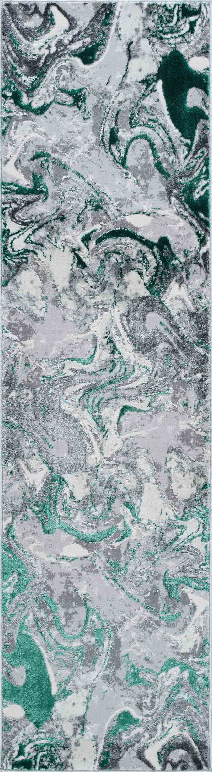 Emperor Metallic Abstract Rug - Solarius Gold