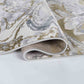 Emperor Metallic Abstract Rug - Solarius Gold