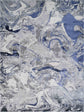 Emperor Solarius Abstract Rugs - Navy
