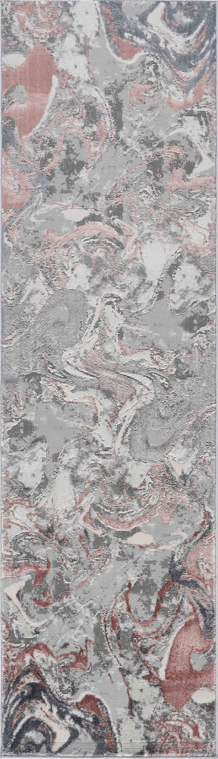 Emperor Metallic Abstract Rug - Solarius Gold