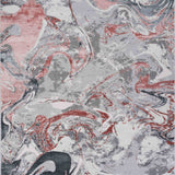 Emperor Solarius Abstract Rugs - Pink