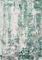 Aqua Emperor Styra abstract rug, flat portrait view