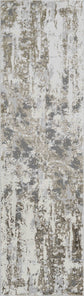 Gold Emperor Styra abstract rug, flat portrait view 2