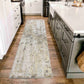 Gold Emperor Styra abstract rug, runner size