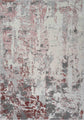 Pink Emperor Styra abstract rug, flat portrait view