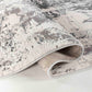 Silver Emperor Styra abstract rug, close-up pile detail