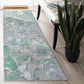 Emperor Solarius Abstract Rugs  - Aqua