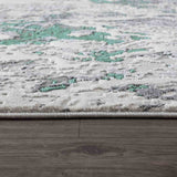 Emperor Picasso Abstract Rugs  - Aqua