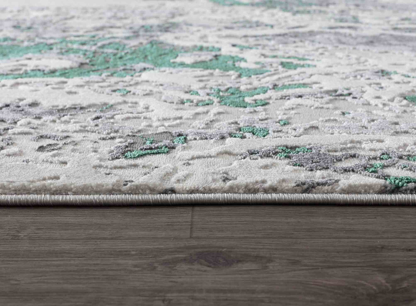 Emperor Picasso Abstract Rugs  - Aqua