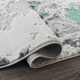 Emperor Picasso Abstract Rugs  - Aqua