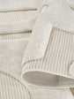 Cream Freya Boho embossed geometric rug, close-up pile detail