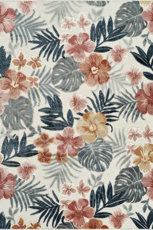 Gardenia Floral Rug - Azalea