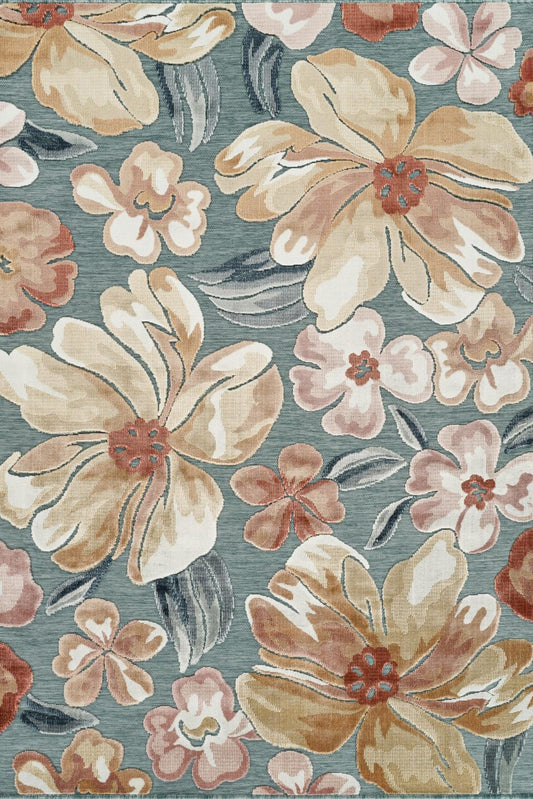 Gardenia Floral Rug - Jasmine