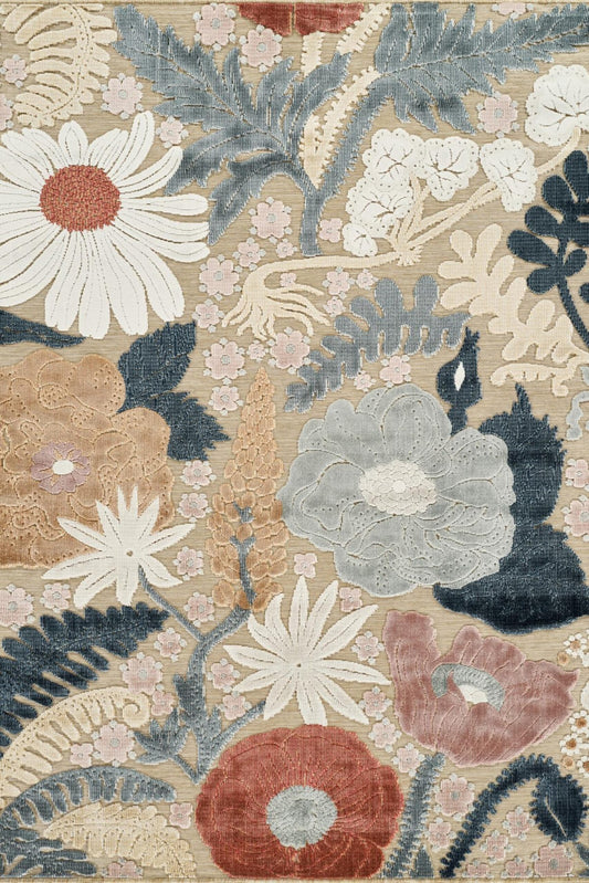 Gardenia Floral Rug - Orchid