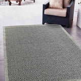 Harper Greek Key Outdoor Rug - Dark Grey