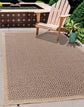 Harper Greek Key Outdoor Rug - Jute