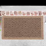 Harper Greek Key Outdoor Rug - Jute