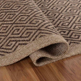 Harper Greek Key Outdoor Rug - Jute