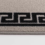 Havana Greek Key Door Mat - Grey