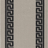 Havana Greek Key Door Mat - Grey