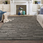 Hamilton Textured Rug - Block Dark Grey