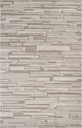Mocha Hamilton Block textured rug, flat portrait view