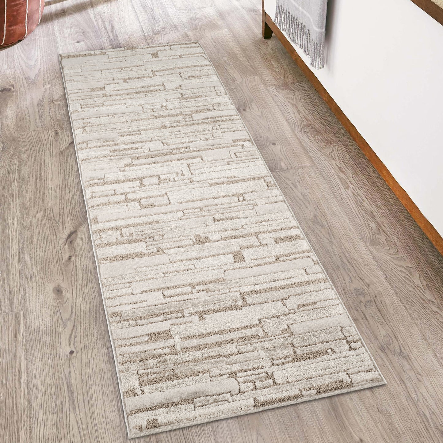 Hamilton Textured Rug - Block Dark Grey
