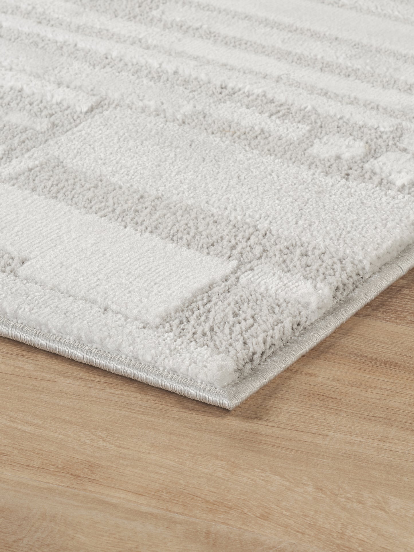 Hamilton Textured Rug - Block Dark Grey