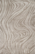 Mocha Hamilton Marble textured rug, flat portrait view