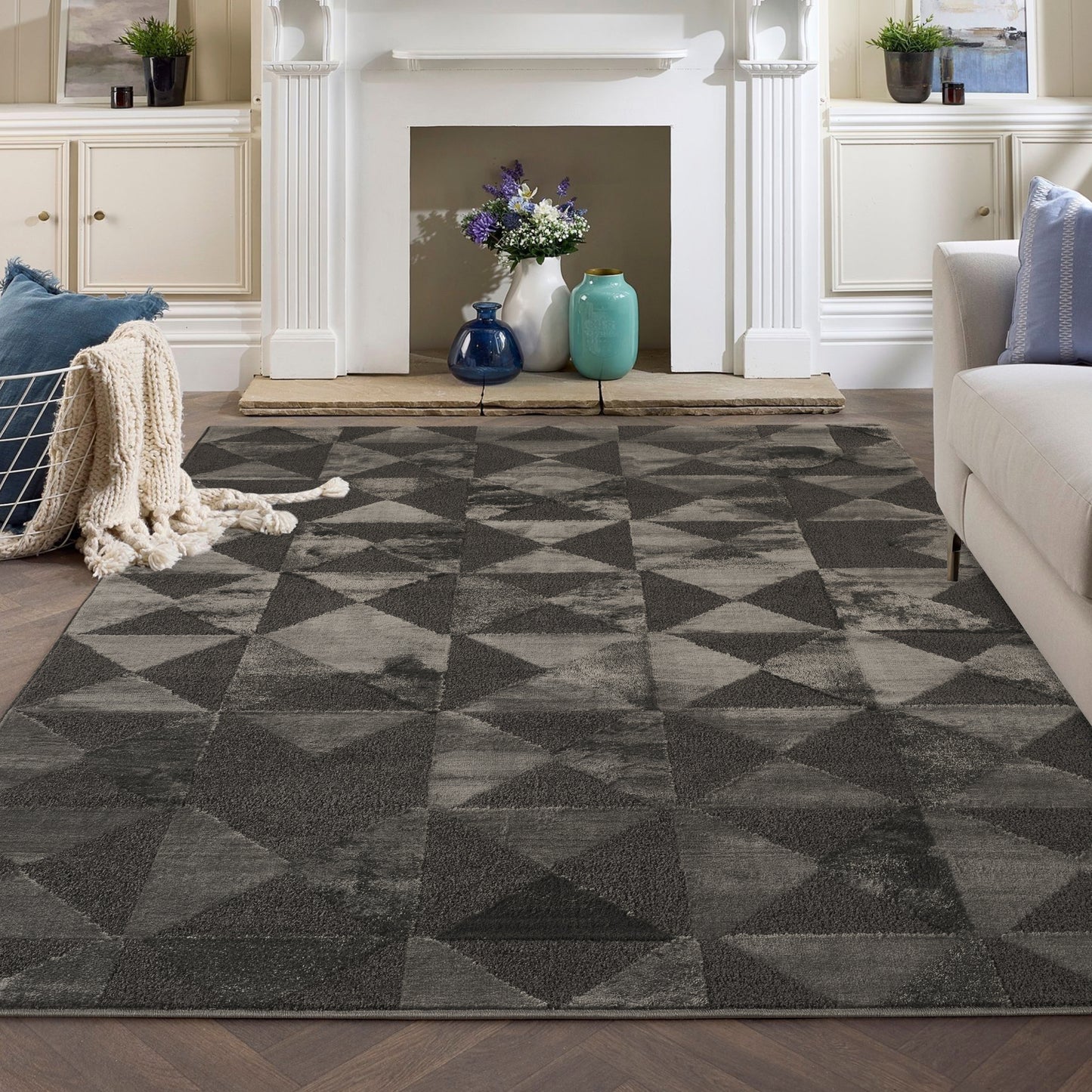 Hamilton Textured Rug - Mosaic Mocha