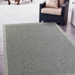 Harper Checkered Outdoor Rug - Dark Grey