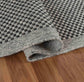 Harper Checkered Outdoor Rug - Dark Grey