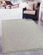 Harper Checkered Outdoor Rug - Silver