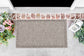 Harper Checkered Outdoor Rug - Silver