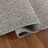 Harper Checkered Outdoor Rug - Silver