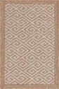 Harper Greek Key Outdoor Rug - Cream