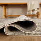 Rhodes Neutral Geometric Rug - Hatch Grey