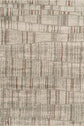 Rhodes Neutral Geometric Rug - Hatch Grey