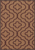Beige Havana Club door mat, flat portrait view