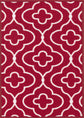 Havana Patterned Non-Slip Mat - Club Red
