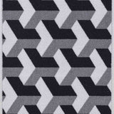 Havana Geo Door Mat - Grey